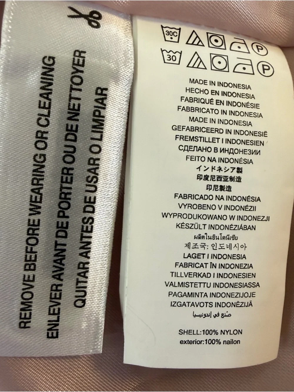 Michael Kors Light Pink Utility Anorak Jacket - Picture 9 of 10